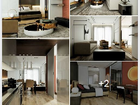 Model SU sketchup mẫu nội thất căn hộ cao cấp